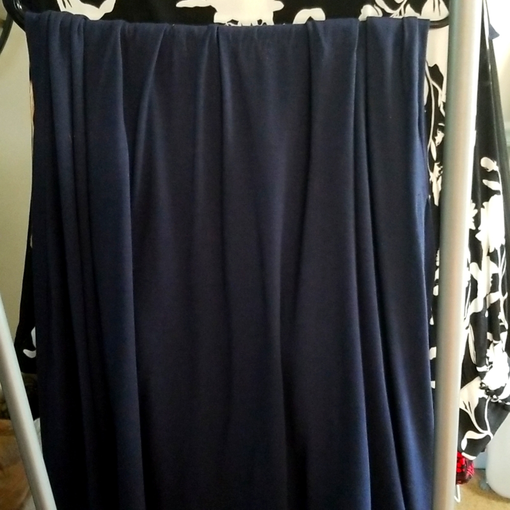 Navy Maxi Skirt
